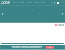 Tablet Screenshot of annas-meerwasserwelt.de